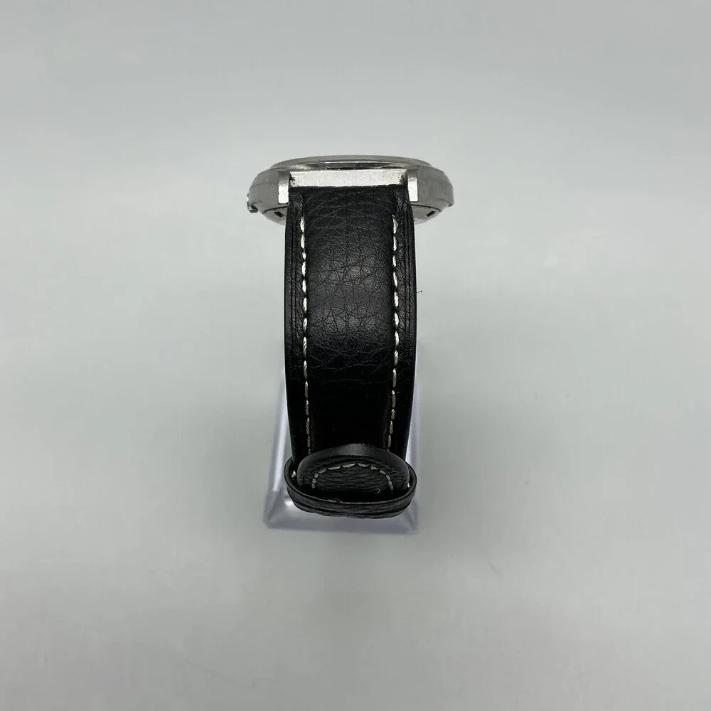 Vintage Seiko Quartz Mens Watch 37mm Date 7123-8239 Cracked Crystal New Battery